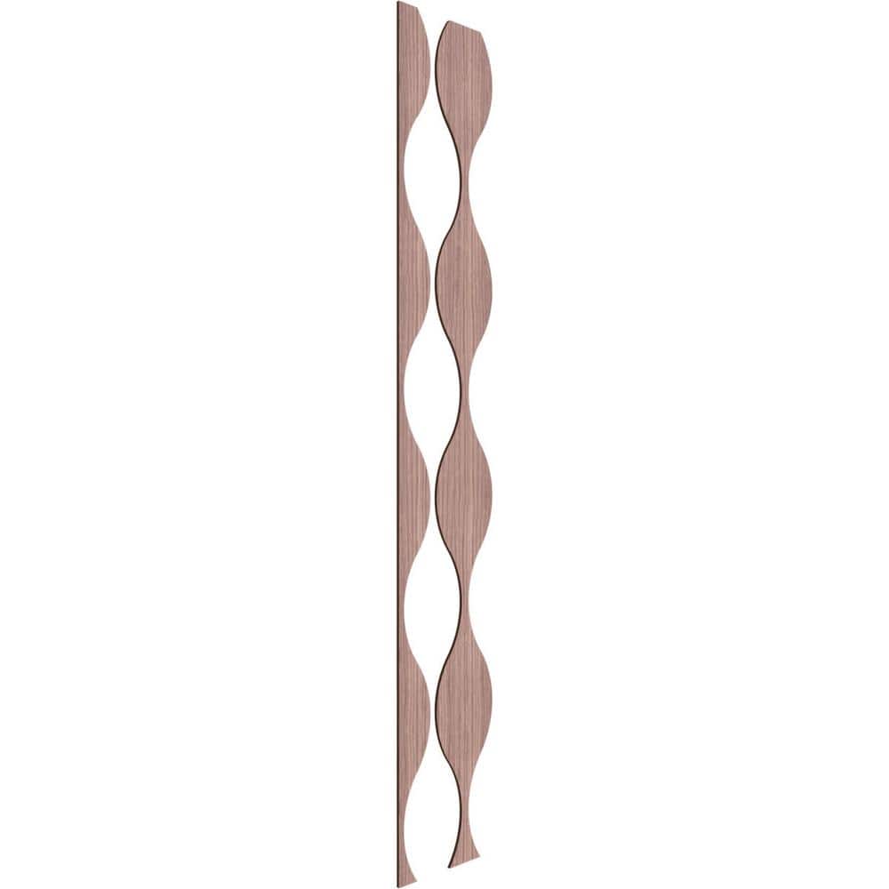 Ozark 94 in. H x 0.375 in. W Slatwall Panels in Walnut 9-Pack price history on PriceWatchPro