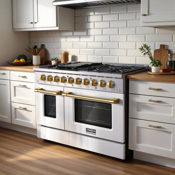 JANSKA Professional Series 48 in. 6.7 cu. ft. 8-Burners