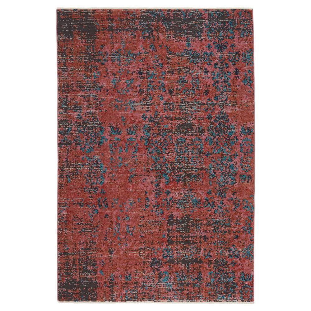 Vibe By Jaipur Living Ezlyn Red Teal 5, Red And Teal Rugs