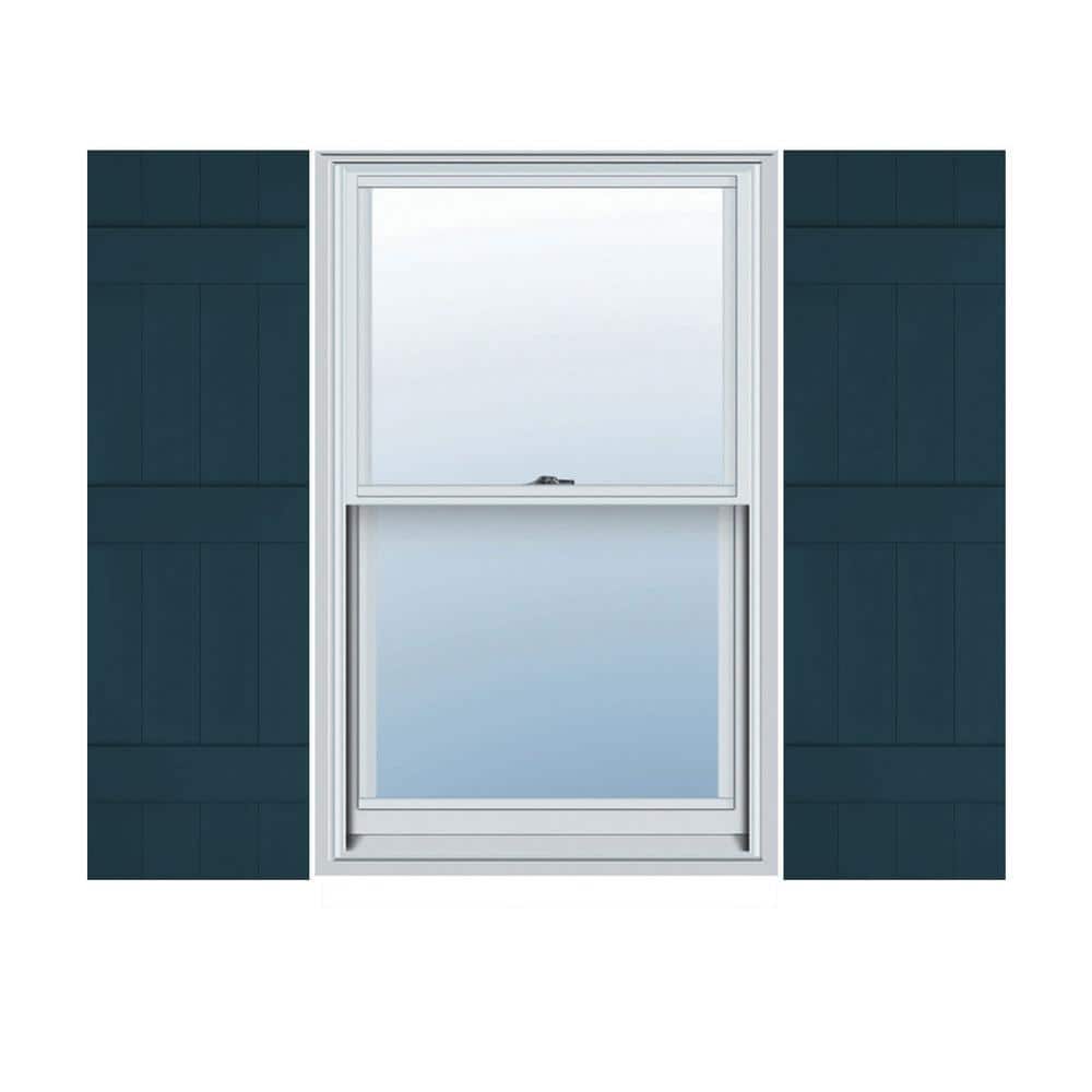 14 in. x 65 in. Lifetime Vinyl TailorMade Four Board Joined Board and Batten Shutters Pair Midnight Blue price history on PriceWatchPro