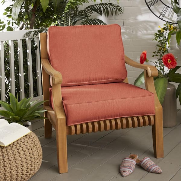 SORRA HOME 27 x 23 Deep Seating Indoor/Outdoor Cushion Chair Set