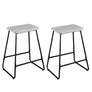 Carson Driftwood 24" Counter Stool - set of 2