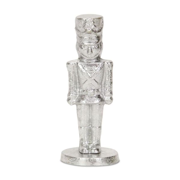 Silver 2.75 in. x 7 in. Novelty Metal Figurine