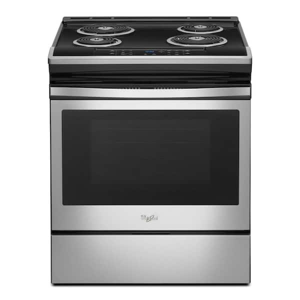 Whirlpool 4.8 cu. ft. Electric Range in Stainless Steel