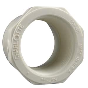 2 in. x 1-1/4 in. PVC Schedule 40-Reducer Bushing SPG X FPT
