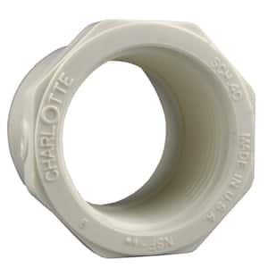 2 in. x 1 in. PVC Schedule 40 Spigot x FPT Reducer Bushing