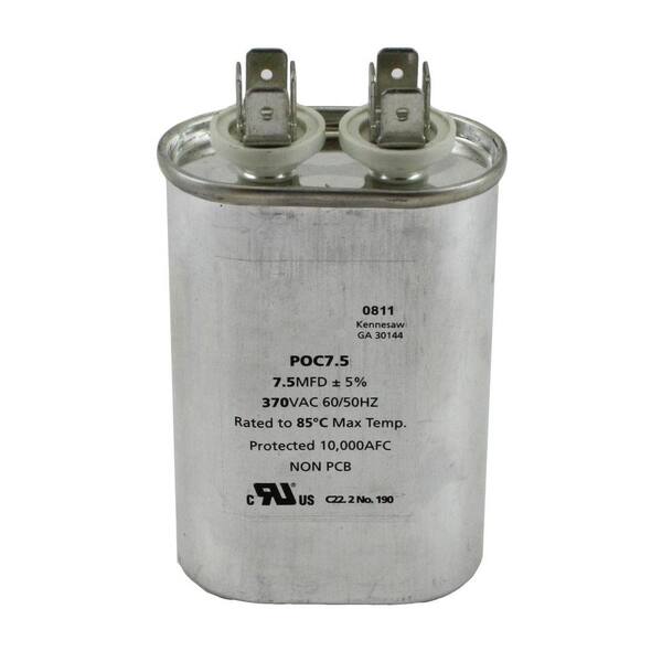 Packard 370 Volts Motor Run Capacitor Oval 7.5MFD-DISCONTINUED