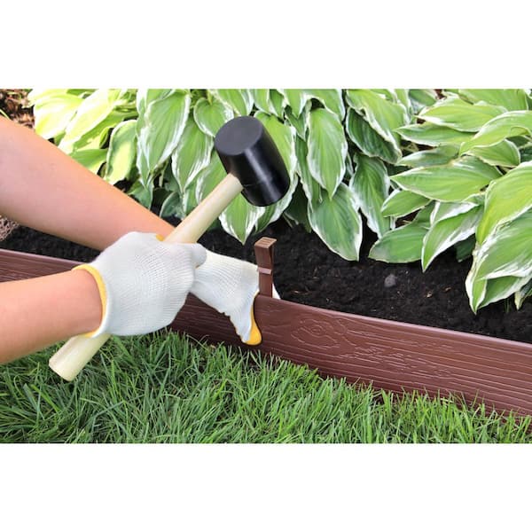Master Mark Plastics® 40' Brown Terrace Board Landscape Edging Master Mark Plastics® 40' Brown Terrace Board Landscape Edging