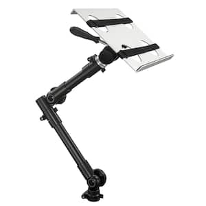 Full Motion Lockable No-Drill Car Laptop Mount fits 12 in. to 15.4 in Laptops