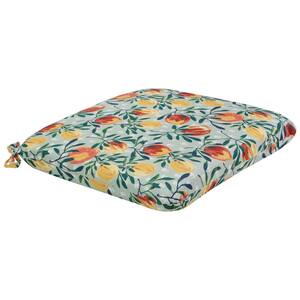 20 in. x 19 in. Citrus Vista Quarry Rectangle Outdoor Seat Cushion