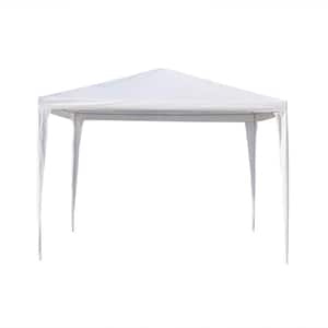 10 ft. x 10 ft. White Patio Tent Party Wedding Tent Gazebo Canopy Camping Shelter