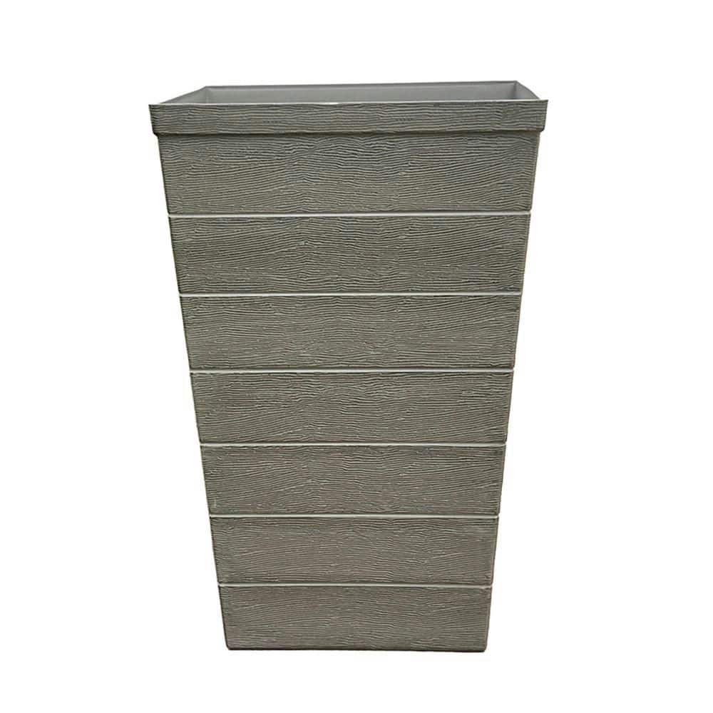 Emsco 22 in. Tall Accent Planter, Tapered Resin Planter in