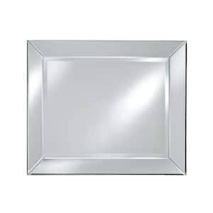 30 in. W x 36 in. H Framed Rectangular Beveled Edge Bathroom Vanity Mirror
