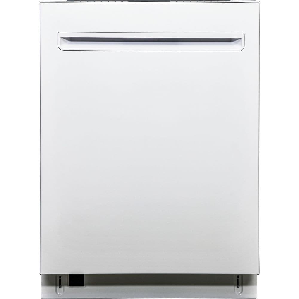 24 in. Top Control Standard Built-In Dishwasher in White with 7-Cycles and 49 DBA