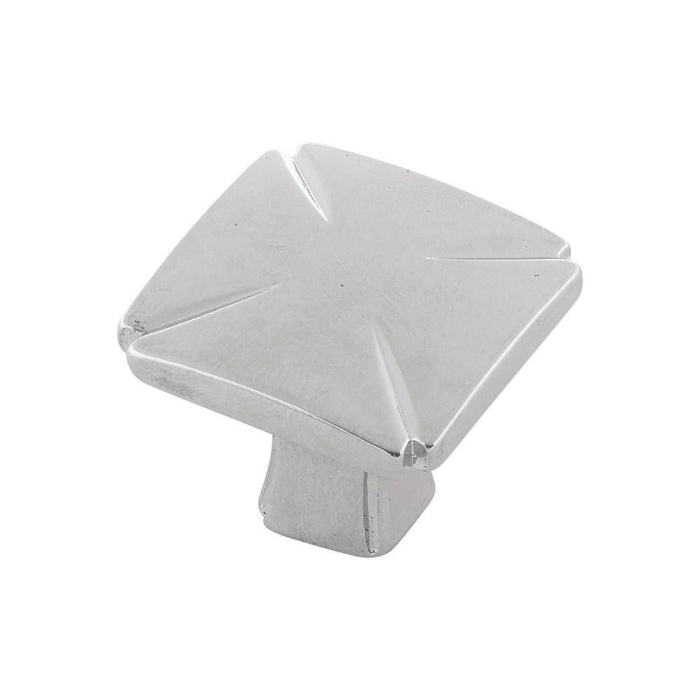 Bridges 1-3/16 in. Square Chrome Cabinet Knob (10-Pack) price history on PriceWatchPro