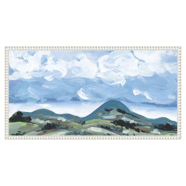 Amanti Art Nature Trek II by Melissa Wang 27 in. W x 14 in. H. Canvas Wall Art Print Framed in White