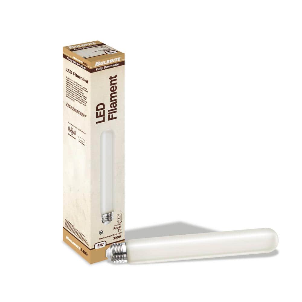 7.5 in Frosted White Dimmable LED Light Bulb