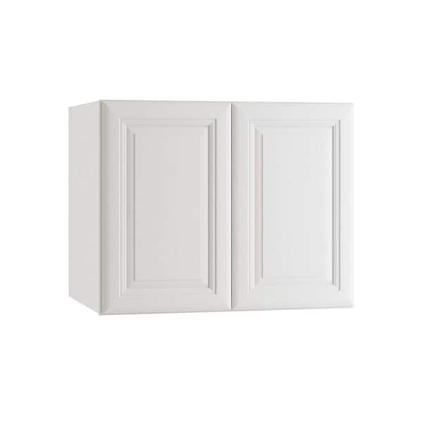 Home Decorators Collection Brookfield Assembled 30 X 24 In Plywood Mitered Deep Wall Kitchen Cabinet Soft Close Painted Pacific White W302424 Bpw - Home Depot Home Decorators Cabinets