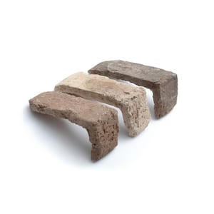 Old Chicago Cafe 7.08 in. x 2.50 in. Thin Brick 7.87 lin. ft. Corners Manufactured Stone Siding