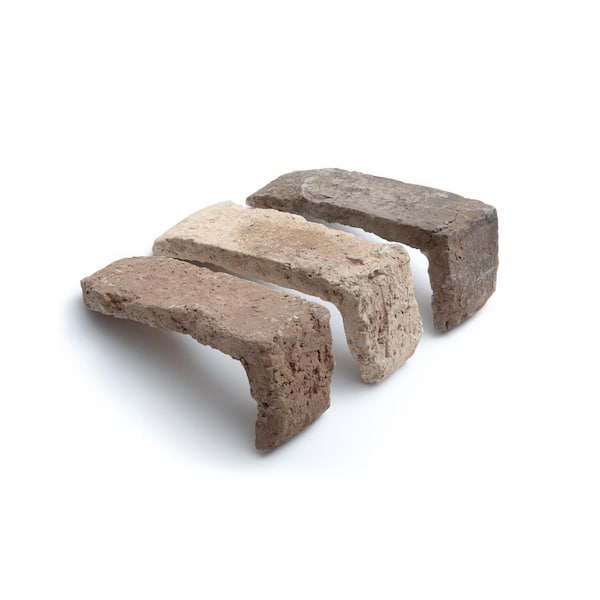 Koni Brick Old Chicago Cafe 7.08 in. x 2.50 in. Thin Brick 7.87 lin. ft. Corners Manufactured Stone Siding
