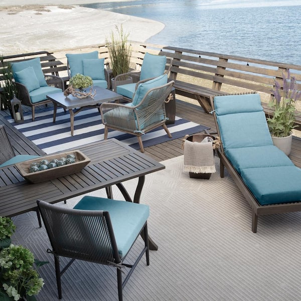 ARDEN SELECTIONS Oceantex 20 in. x 20 in. Outdoor High Back Dining