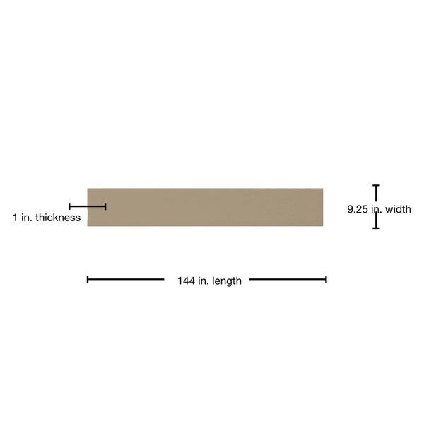 James Hardie Hardie Trim HZ10 1 in. x 9.25 in. x 12 ft. Primed