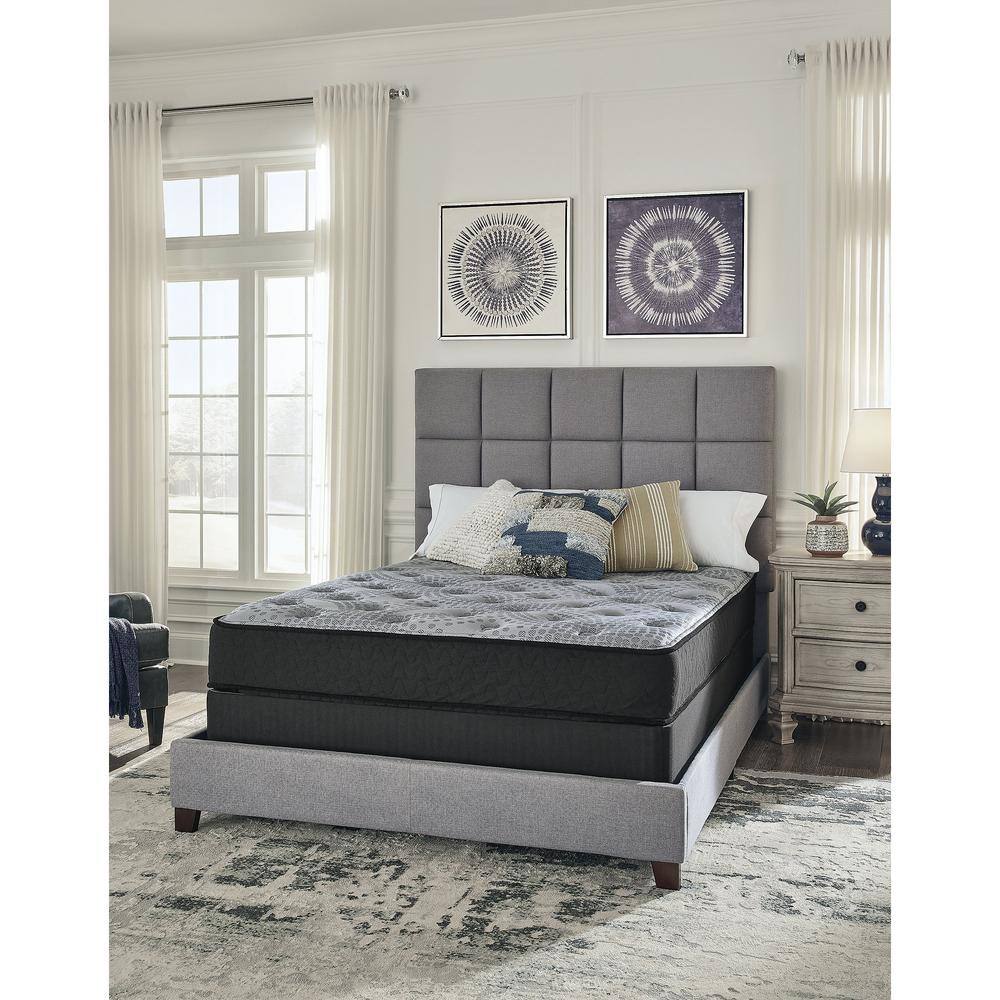 Gray Queen Adjustable Innerspring Mattress with Memory Foam