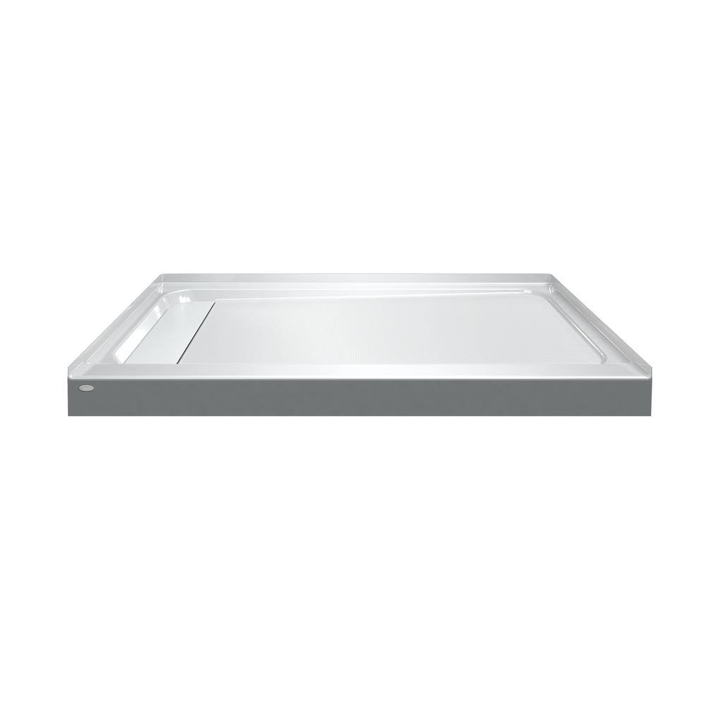 White Rectangular Glossy Acrylic 32" x 60" Shower Base
