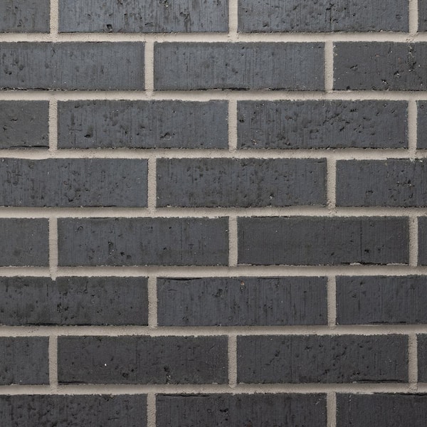 Unbranded 7 .625 in. x 2.25 in. x 0.5 in. Obsidian Thin Brick Singles (Box of 50-Bricks)