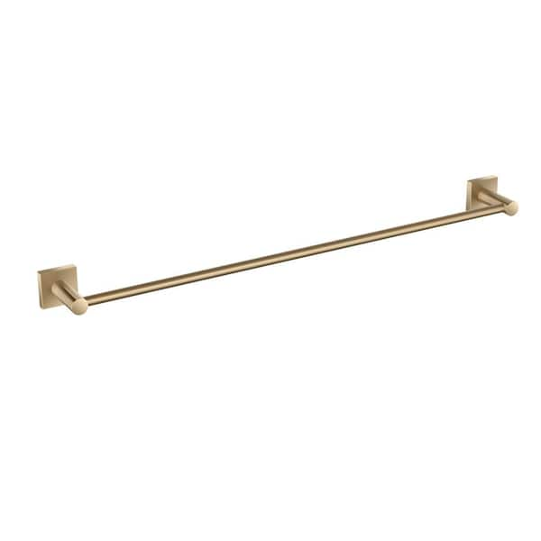 KRAUS Ventus Glass Bathroom Shelf with Rail in Brushed Gold KEA-17745BG -  The Home Depot