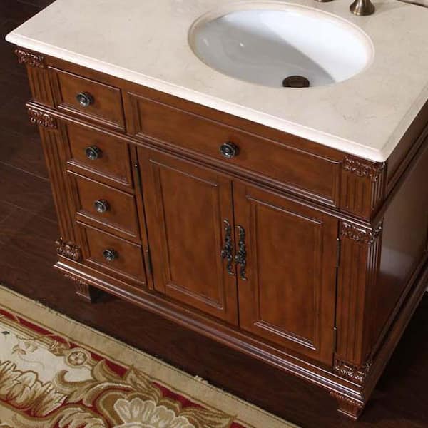 Silkroad Exclusive - V0285TR36R - Universal 36 in. Bathroom Vanity Set