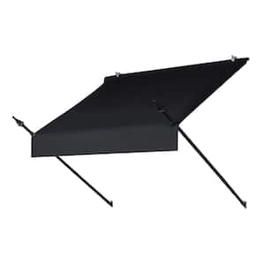 4 ft. Designer Manually Retractable Awning (36.5 in. Projection) in Ebony