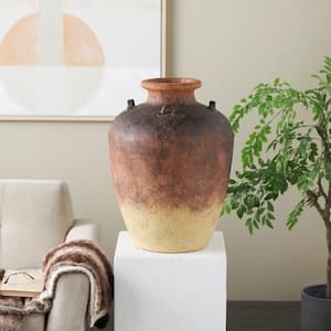 Copper Mediterranean Inspired Magnesium Oxide Decorative Vase
