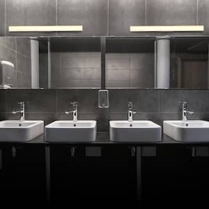 Procyon 24 in. Chrome ETL Certified Integrated LED Vanity and Bathroom Lighting Fixture AC LED ADA Compliant Damp Rated