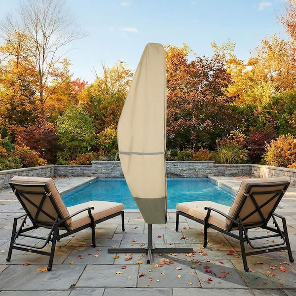 dealgogo patio umbrella Bluu Automatic Market Umbrella