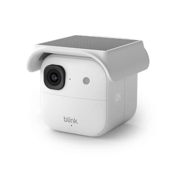 Blink Outdoor 2K Plus Add-On Camera Plus Solaris Battery Pack, White