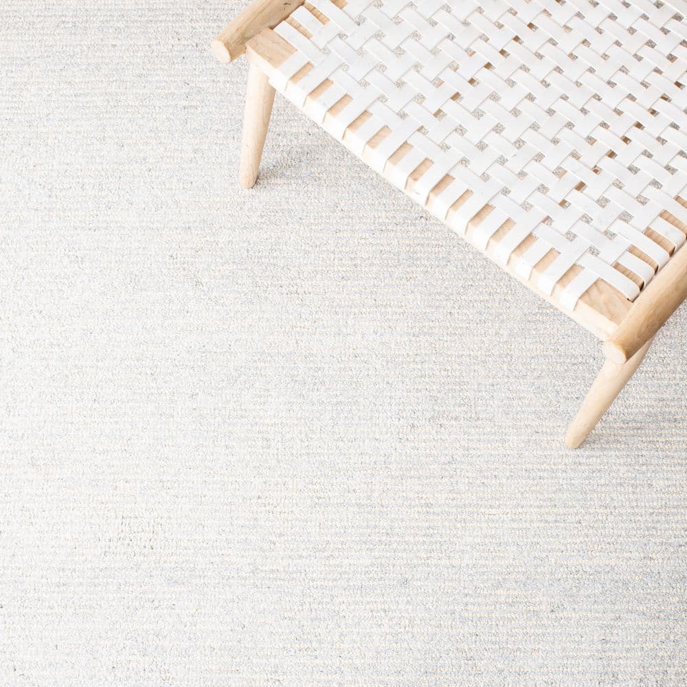 Himalaya Silver Hand Tufted Wool and Viscose Runner Rug