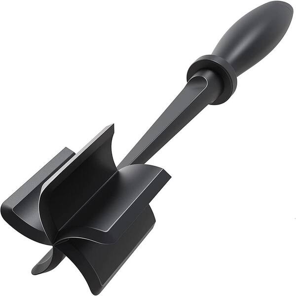 Premium Nylon Black Heat-Resistant Non-Stick Hamburger Smasher Meat Chopper