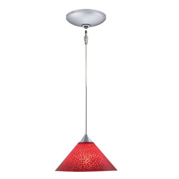 JESCO Lighting Low Voltage Quick Adapt 5.5 in. x 101.25 in. Blue Pendant and Canopy Kit