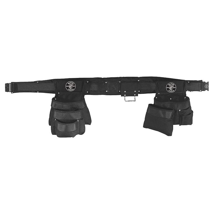 Klein Tools Electrician's Padded Tool Belt/Pouch Combo, 11-Pocket, 4-Piece, L