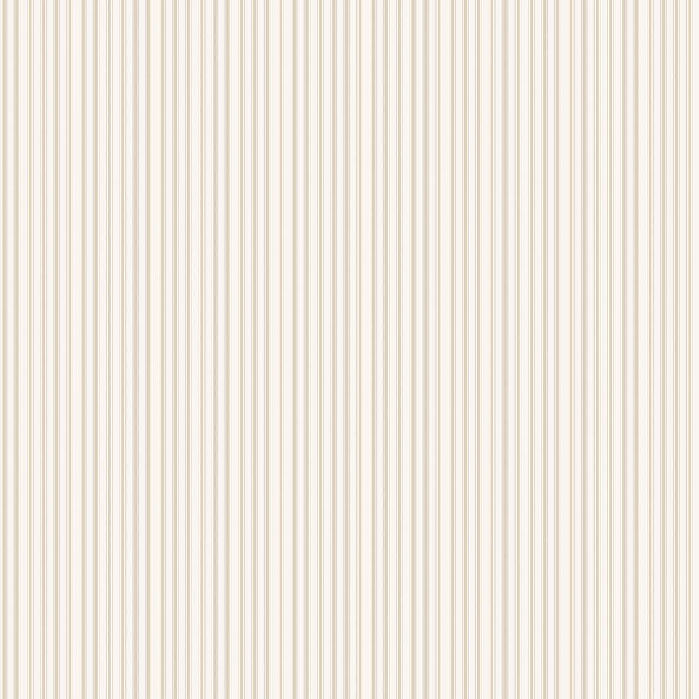 Smart Stripes 3 Beige/Cream Ticking Stripe Matte Finish Non-Pasted Vinyl on