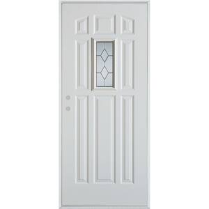 Stanley Doors 36 In X 80 In Geometric Zinc Rectangular Lite 9 Panel Painted White Left Hand Inswing Steel Prehung Front Door 1102t T 36 L Z The Home Depot Stanley Doors 36 In X 80 In Geometric Zinc Rectangular Lite 9 Panel Painted White Left Hand Inswing Steel Prehung Front Door 1102t T 36 L Z The Home Depot