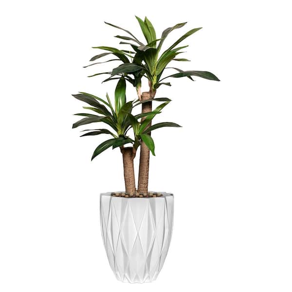 VINTAGE HOME Artificial 43 " High Artificial Corn Plant With Fiberstone Planter
