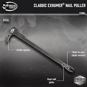 Classic 10-5/8 in. Nail Puller Exhumer 3-in-1 Multi Tool in Silver