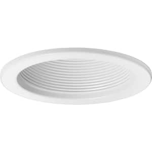 Contractor Select 4 in. White Recessed Baffle Trim