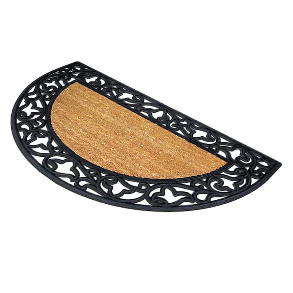 Wrought Iron Plain 22 in. x 36 in. Door Mat