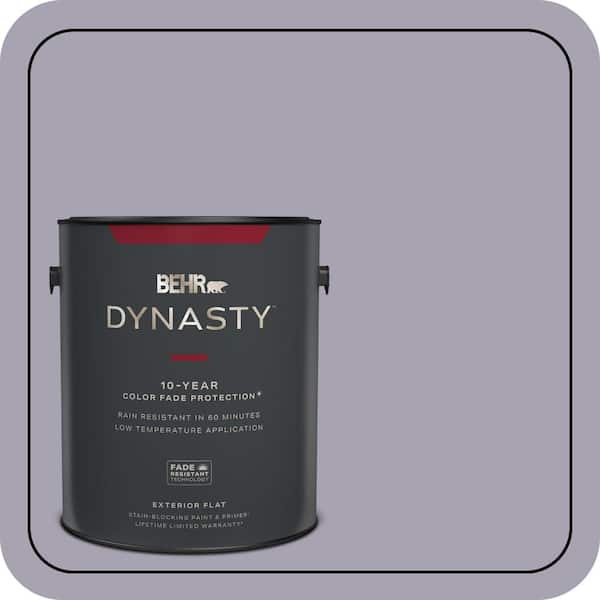 BEHR DYNASTY 1 gal. #N560-3 Luxe Lilac Flat Exterior Stain-Blocking Paint & Primer