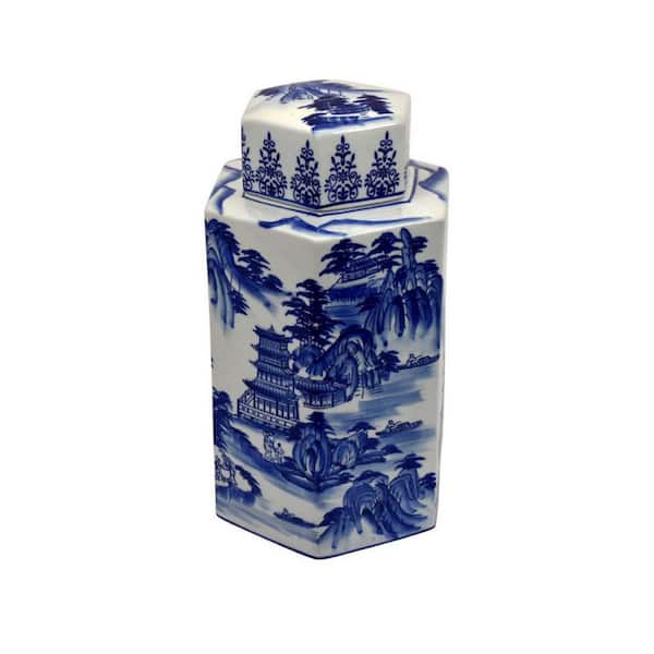 Benjara Ceramic Jar with Lid
