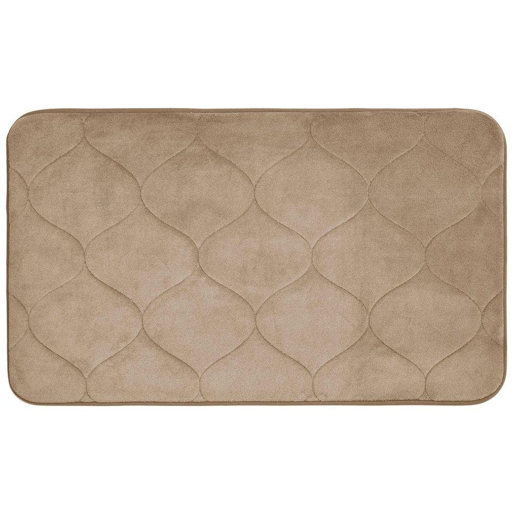 Palace Linen 20 in. x 34 in. Memory Foam Bath Mat