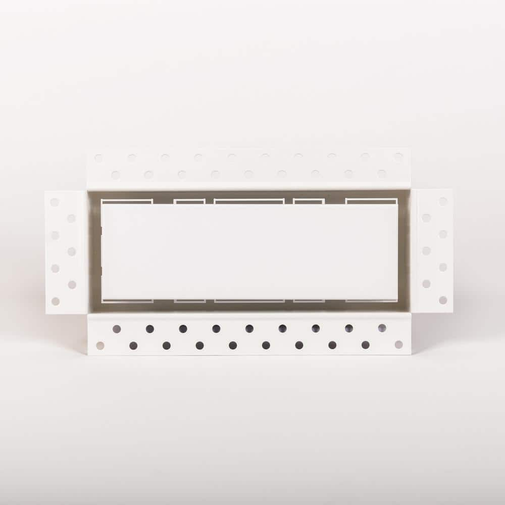 FITTES Flush Wall Vent Luxe 10 in. W. x 14.25 in. - White DWALL10X14SWH ...